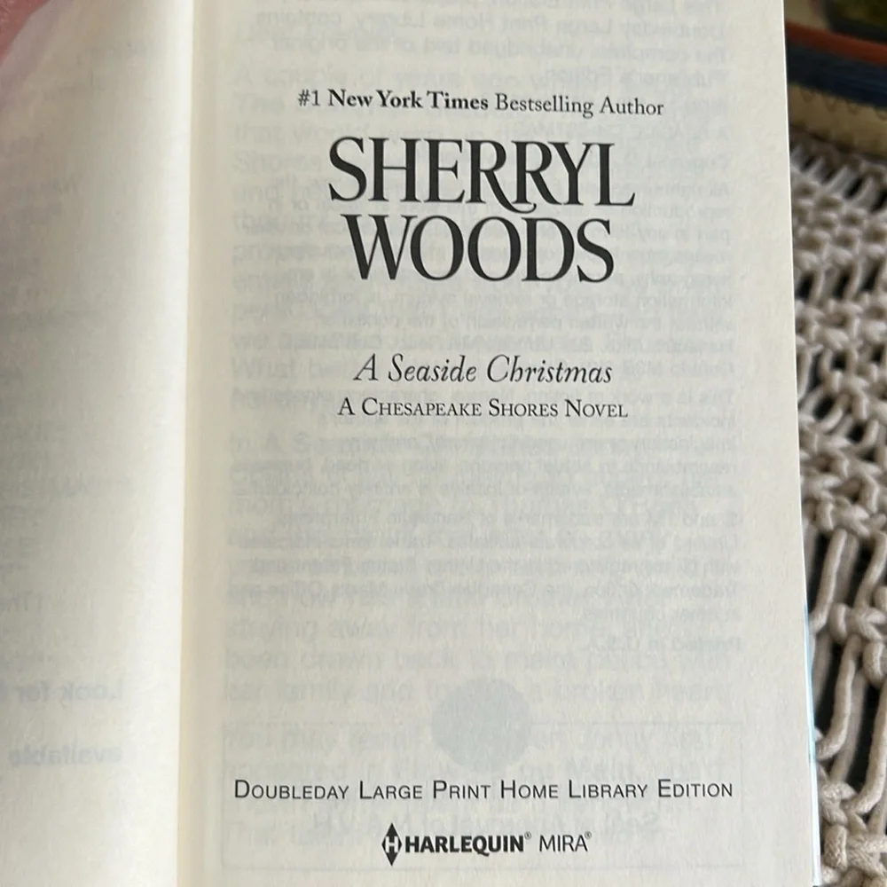 Sherryl Woods-A Seaside Christmas-Larger Print